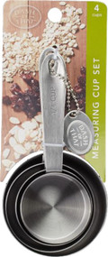 Dash of That Stainless Steel Measuring Cup Silver -- 4 Pieces