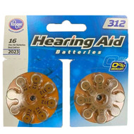 Kroger Hearing Aid Batteries Size 312 -- 16 Batteries