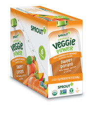 Sprout Organic Baby Food Veggie Power Sweet Potato with Mango Apricot & Carrot -- 4 oz Each / Pack of 6