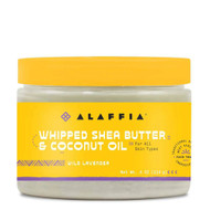 Alaffia Whipped Shea Butter & Coconut Oil Wild Lavender -- 4 oz