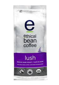Ethical Bean Coffee Organic Whole Bean Medium Dark Roast Lush -- 12 oz