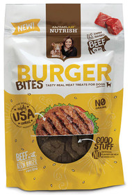Rachael Ray Nutrish Burger Bites Treats For Dogs Beef with Bison Burger Recipe -- 12 oz