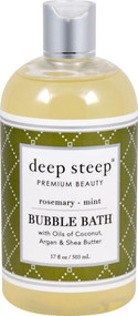 Deep Steep Bubble Bath Rosemary Mint -- 17 fl oz