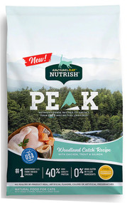 Rachael Ray Nutrish Peak Woodland Catch Recipe Cat Food with Chicken Trout & Salmon -- 3 lb