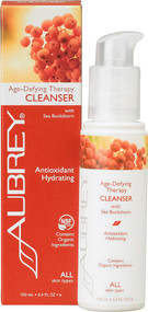 Aubrey Age-Defying Therapy Antioxidant Hydrating Cleanser with Sea Buckthorn -- 3.4 fl oz