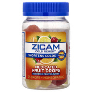 <img alt="Zicam, Cold Remedy, Medicated Fruit Drops, Assorted Fruit , 25 Drops" title="Zicam, Cold Remedy, Medicated Fruit Drops, Assorted Fruit , 25 Drops,732216301359"