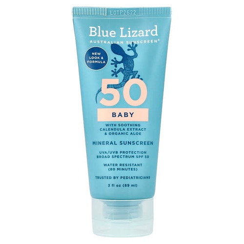<img alt="Blue Lizard Australian Sunscreen, Baby Mineral Sunscreen, SPF 50, 3 fl oz (89 ml)" title="Blue Lizard Australian Sunscreen, Baby Mineral Sunscreen, SPF 50, 3 fl oz (89 ml),303162036307"