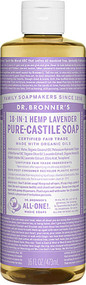 Dr. Bronners Pure Castile Liquid Soap Lavender -- 16 fl oz