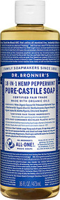 Dr. Bronners Pure Castile Liquid Soap Peppermint -- 16 fl oz