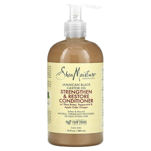 <img alt="SheaMoisture, Jamaican Black Castor Oil Strengthen & Restore Conditioner,  13 fl oz (384 ml)" title="SheaMoisture, Jamaican Black Castor Oil Strengthen & Restore Conditioner,  13 fl oz (384 ml),764302215592"