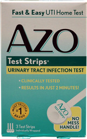 I-Health AZO Test Strips Urinary Tract Infection Test -- 3 Test Strips