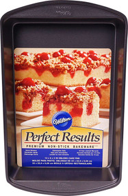 Wilton Perfect Results Nonstick 13 x 9 x 2 Oblong Cake Pan, Black -- 1 Tray