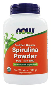 NOW Organic Spirulina Powder -- 4 oz