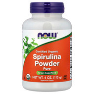<img alt="NOW Foods, Certified Organic Spirulina Powder, 4 oz (113 g)" title="NOW Foods, Certified Organic Spirulina Powder, 4 oz (113 g),733739026903"