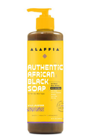 Alaffia Authentic African Black Soap All-in-One Wild Lavender -- 16 fl oz