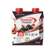 Premier Protein 30g Protein Shakes Cookies & Cream -- 11 fl oz Each / Pack of 4