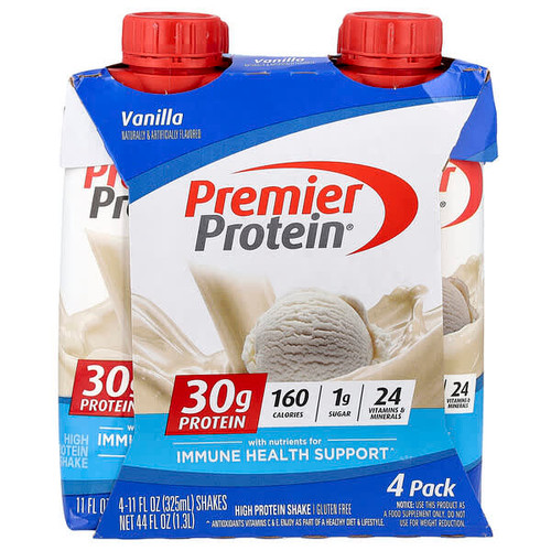 <img alt="Premier Protein, High Protein Shake, Vanilla, 4 Shakes, 11 fl oz (325 ml) Each" title="Premier Protein, High Protein Shake, Vanilla, 4 Shakes, 11 fl oz (325 ml) Each,643843714514"
