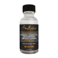 SheaMoisture Detoxifying Drying Lotion Aftican Black Soap Bamboo Charcoal -- 1 oz