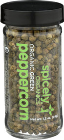 Spicely Organics Green Peppercorns Jar -- 1.2 oz