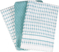 3 PACK of Everyday Living Popcorn Kitchen Towel Dew -- 3 Pack