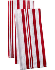3 PACK of Dash of That Basketweave Towel Set Red -- 1 Set