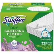 3 PACK of Swiffer Sweeper Dry Sweeping Cloth Refills with Febreze Lavender Vanilla -- 32 Refills