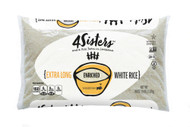3 PACK of 4Sisters Enriched Extra Long Grain White Rice -- 5 lbs