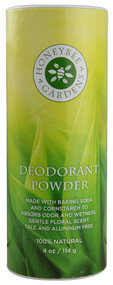 3 PACK of Honeybee Gardens Deodorant Powder -- 4 oz