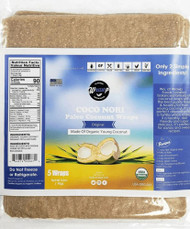 3 PACK of WrawP Coconut Nori Paleo Coconut Wraps Original -- 5 Wraps