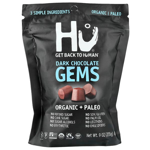 <img alt="Hu, Gems, Dark Chocolate, 9 oz (255 g)" title="Hu, Gems, Dark Chocolate, 9 oz (255 g),850180006756"