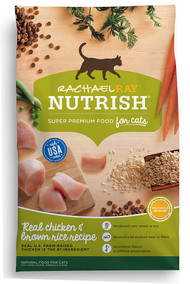 Rachael Ray Nutrish Dry Cat Food Real Chichen & Brown Rice Recipe -- 3 lb