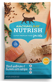 Rachael Ray Nutrish Dry Cat Food Real Salmon & Brown Rice Recipe -- 3 lb