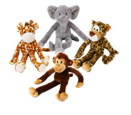 3 PACK of Multipet Cuddle Buddies Swingin' Safari Plush -- 1 Toy