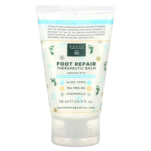 <img alt="Earth Therapeutics, Foot Repair, Therapeutic Balm, 4 fl oz (118 ml)" title="Earth Therapeutics, Foot Repair, Therapeutic Balm, 4 fl oz (118 ml),704694096492"