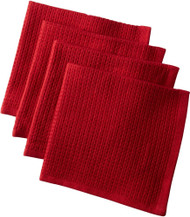3 PACK of Dash of That Dish Cloth Set Red -- 1 Set