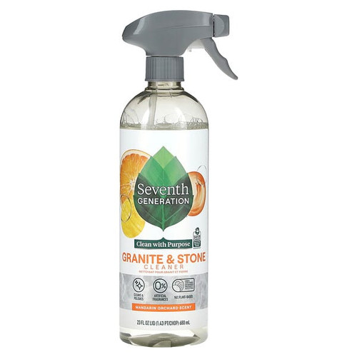 <img alt="Seventh Generation, Granite & Stone Cleaner, Mandarin Orchard, 23 fl oz (680 ml)" title="Seventh Generation, Granite & Stone Cleaner, Mandarin Orchard, 23 fl oz (680 ml),732913447169"