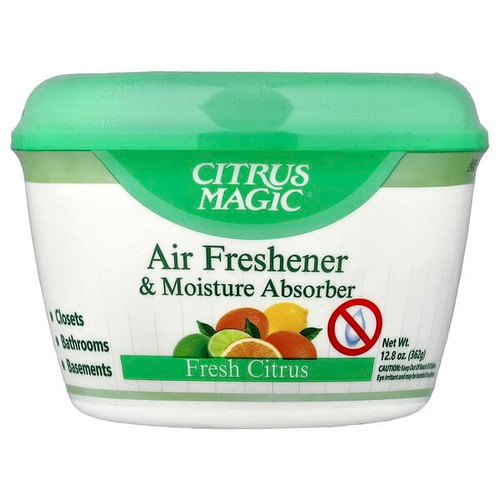 <img alt="Citrus Magic, Air Freshener & Moisture Absorber, Fresh Citrus, 12.8 oz (362 g)" title="Citrus Magic, Air Freshener & Moisture Absorber, Fresh Citrus, 12.8 oz (362 g),087052724542"