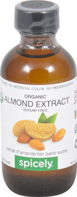 3 PACK of Spicely Organics Almond Extract -- 2 fl oz