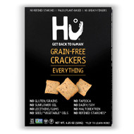3 PACK of HU Kitchen Grain-Free Crackers Everything -- 4.25 oz