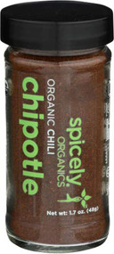 3 PACK of Spicely Organic Chili Chipotle Ground -- 1.7 oz