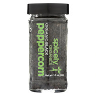 3 PACK of Spicely Organic Black Peppercorns -- 1.7 oz