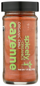 3 PACK of Spicely Organic Cayenne Pepper -- 1.6 oz