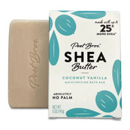 3 PACK of Peet Bros Shea Butter Bar Soap Coconut Vanilla -- 5 oz