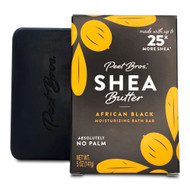 3 PACK of Peet Bros Shea Butter Bar Soap African Black -- 5 oz