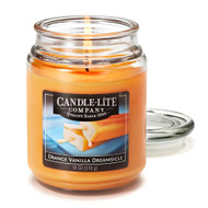 3 PACK of Candle Lite Orange Vanilla Dreamsicle Candle -- 18 oz