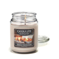 3 PACK of Candle Lite Evening Fireside Glow Candle -- 18 oz