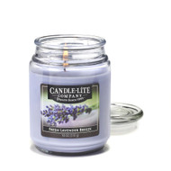 3 PACK of Candle Lite Fresh Lavender Breeze Candle -- 18 oz