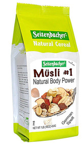 3 PACK of Seitenbacher All Natural Cereal #1 Natural Body Power -- 1 lb