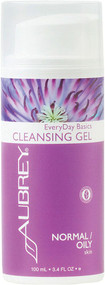 3 PACK of Aubrey EveryDay Basics Cleansing Gel for Normal Oily Skin -- 3.4 fl oz