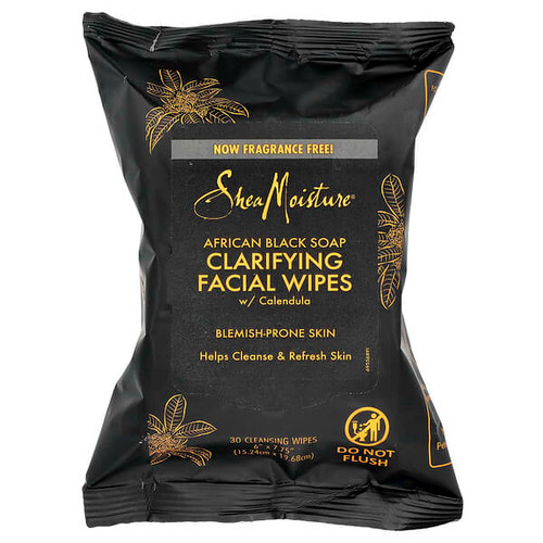 <img alt="SheaMoisture, African Black Soap, Clarifying Facial Wipes With Calendula, Fragrance Free, 30 Cleansing Wipes" title="SheaMoisture, African Black Soap, Clarifying Facial Wipes With Calendula, Fragrance Free, 30 Cleansing Wipes,764302270065"